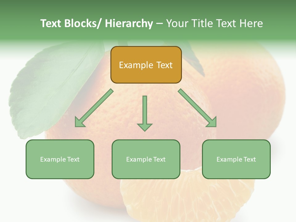 Tangerine Rich Isolated PowerPoint Template