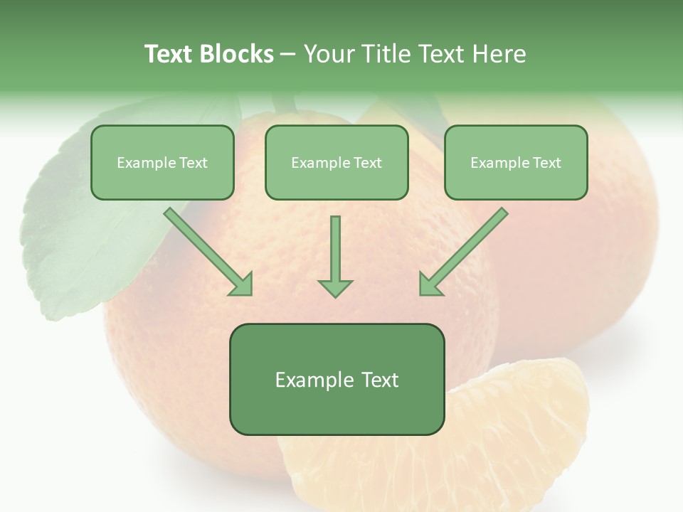 Tangerine Rich Isolated PowerPoint Template