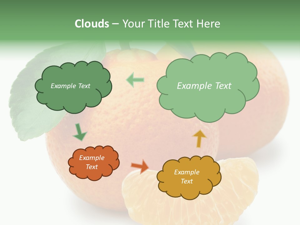 Tangerine Rich Isolated PowerPoint Template
