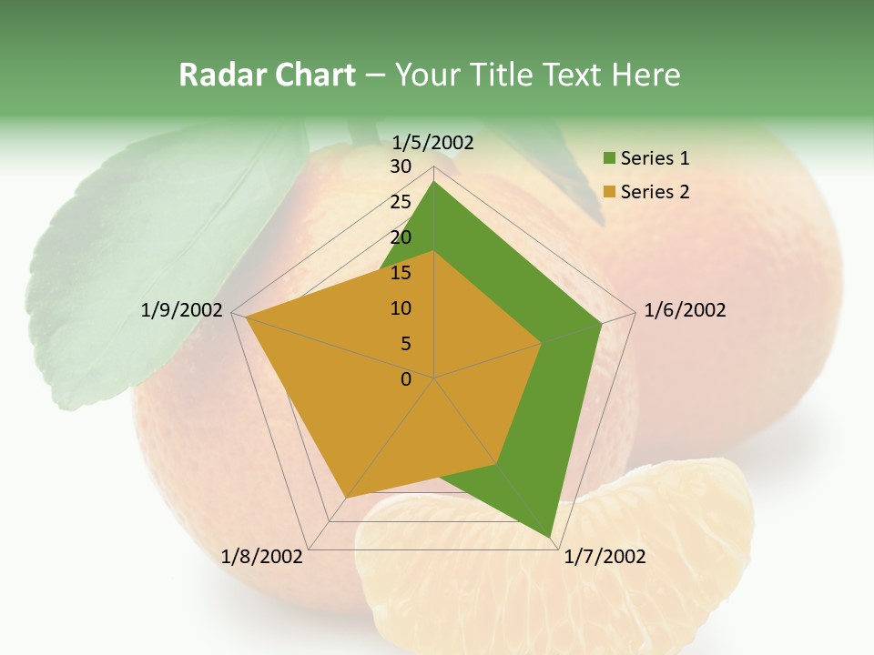 Tangerine Rich Isolated PowerPoint Template