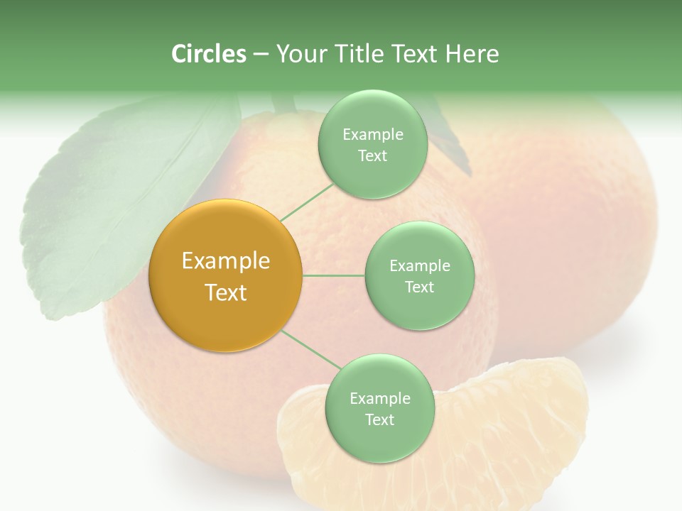 Tangerine Rich Isolated PowerPoint Template