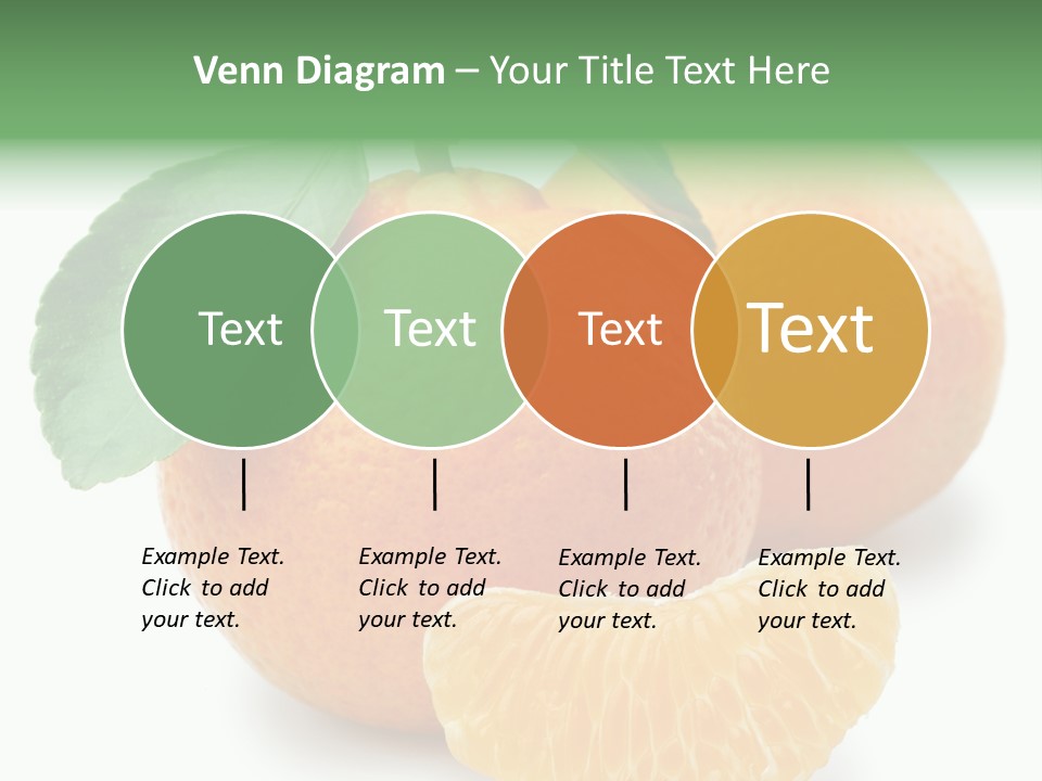 Tangerine Rich Isolated PowerPoint Template