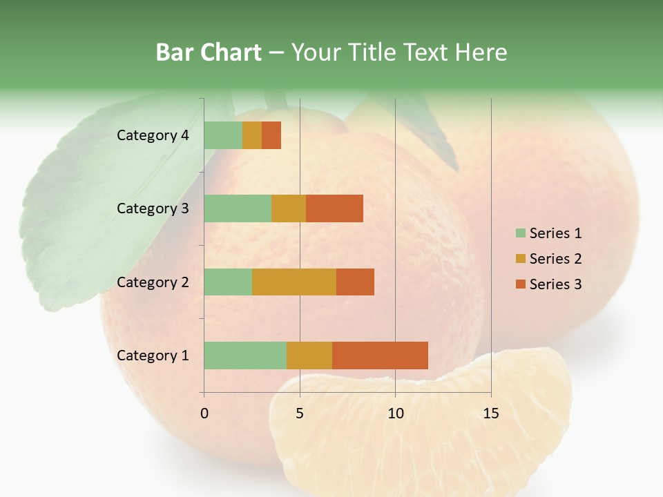 Tangerine Rich Isolated PowerPoint Template