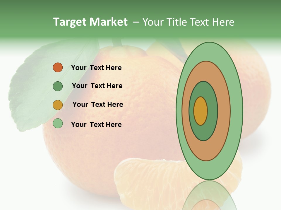 Tangerine Rich Isolated PowerPoint Template