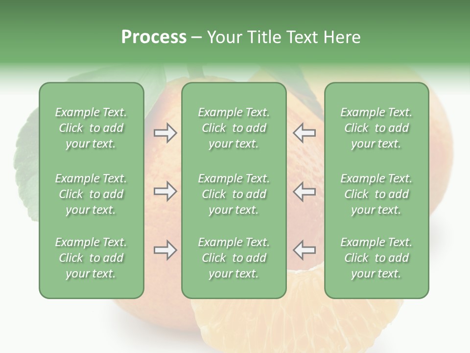 Tangerine Rich Isolated PowerPoint Template