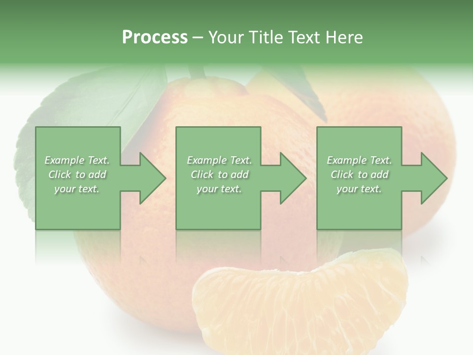 Tangerine Rich Isolated PowerPoint Template