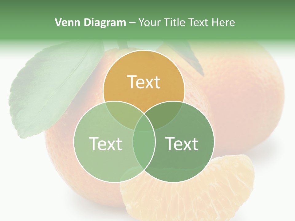 Tangerine Rich Isolated PowerPoint Template
