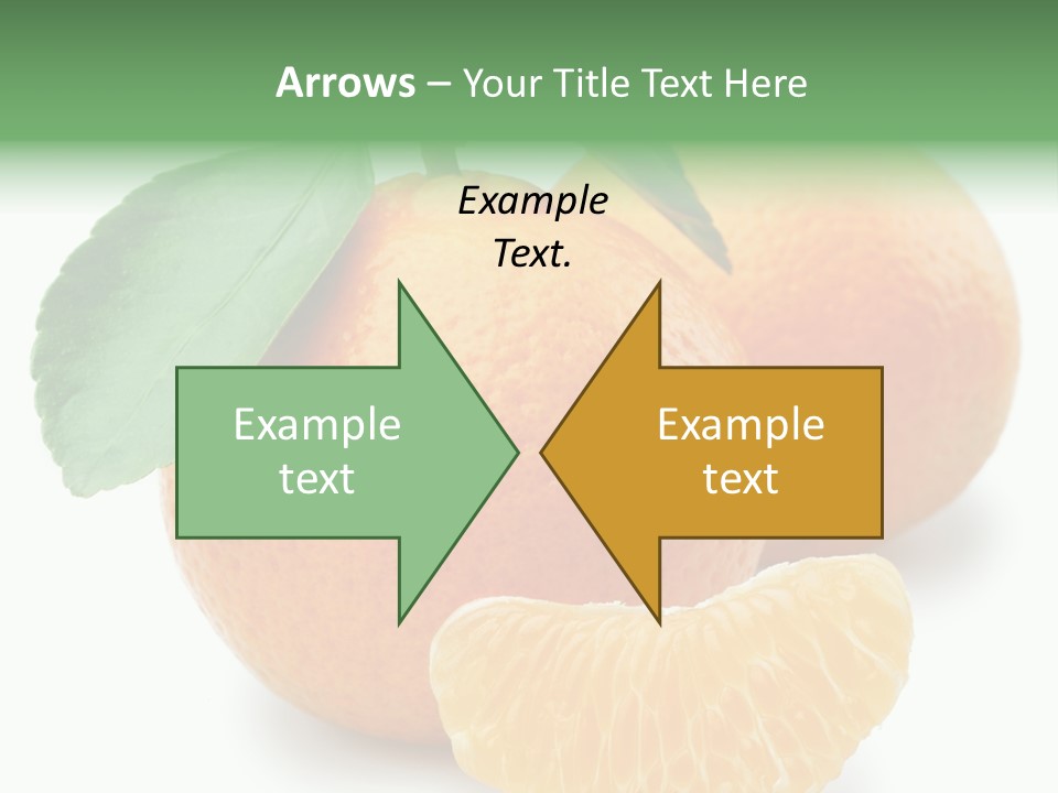 Tangerine Rich Isolated PowerPoint Template