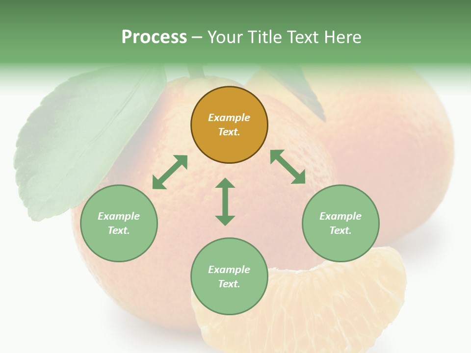 Tangerine Rich Isolated PowerPoint Template
