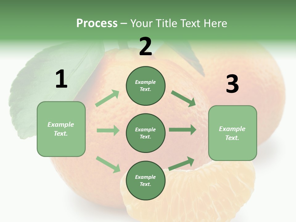 Tangerine Rich Isolated PowerPoint Template