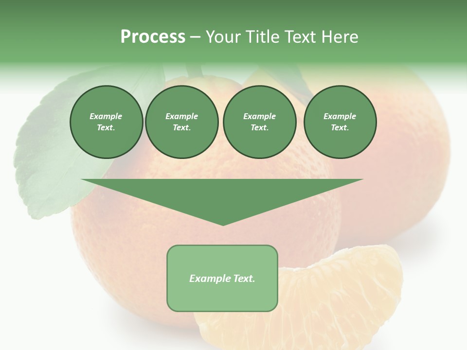 Tangerine Rich Isolated PowerPoint Template