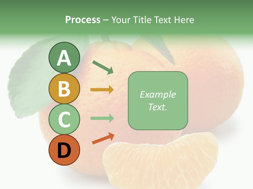 Tangerine Rich Isolated PowerPoint Template