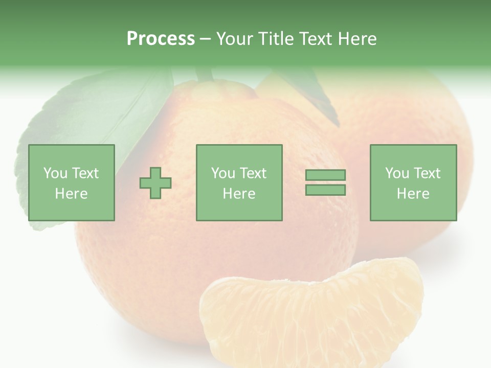 Tangerine Rich Isolated PowerPoint Template