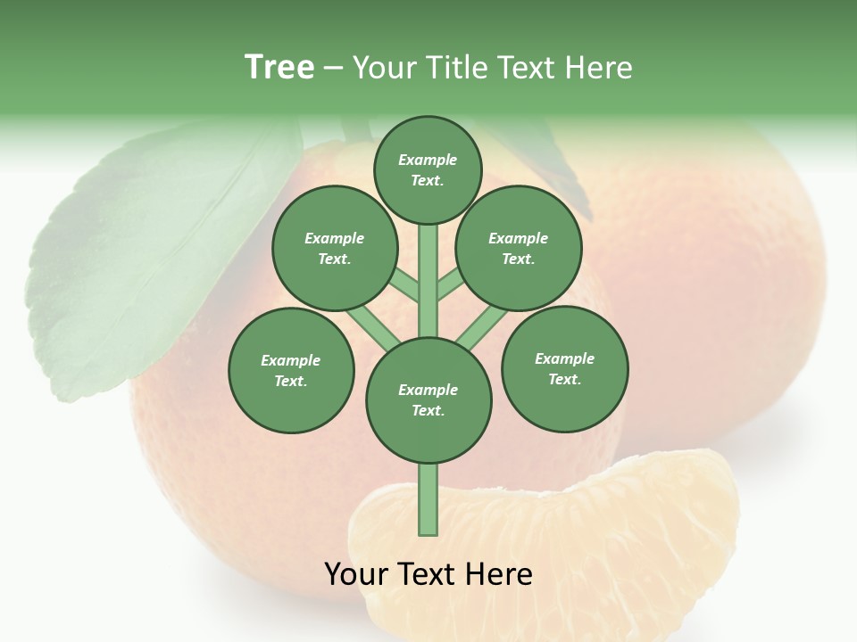 Tangerine Rich Isolated PowerPoint Template