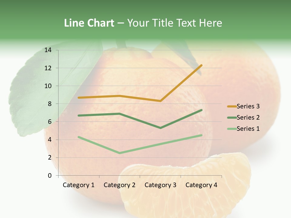 Tangerine Rich Isolated PowerPoint Template