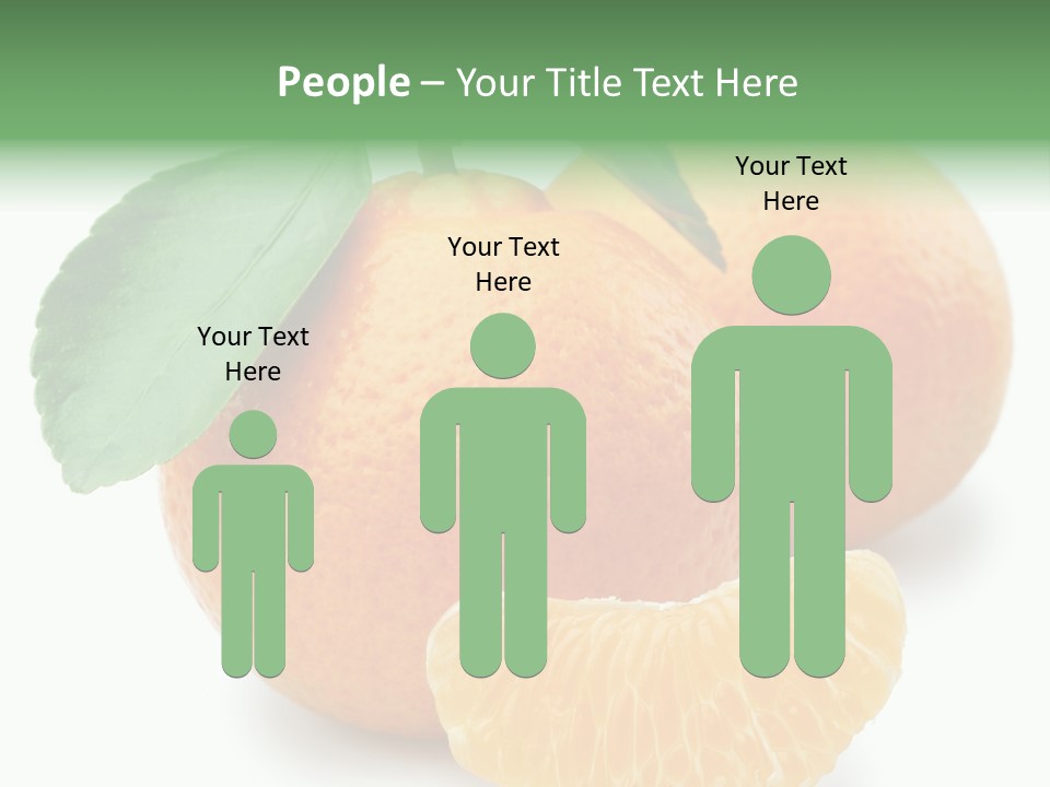 Tangerine Rich Isolated PowerPoint Template