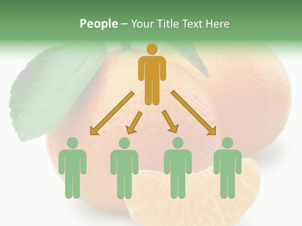 Tangerine Rich Isolated PowerPoint Template
