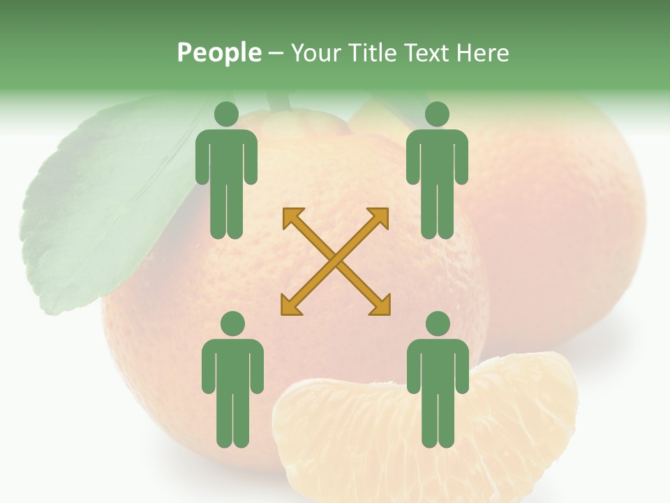 Tangerine Rich Isolated PowerPoint Template