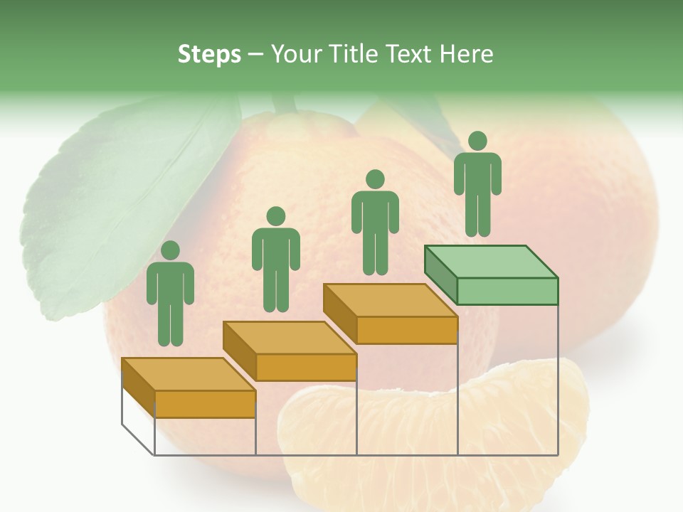 Tangerine Rich Isolated PowerPoint Template