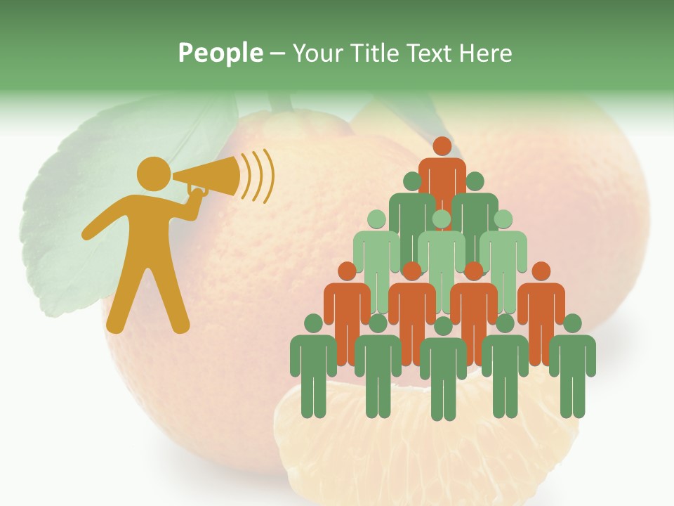 Tangerine Rich Isolated PowerPoint Template