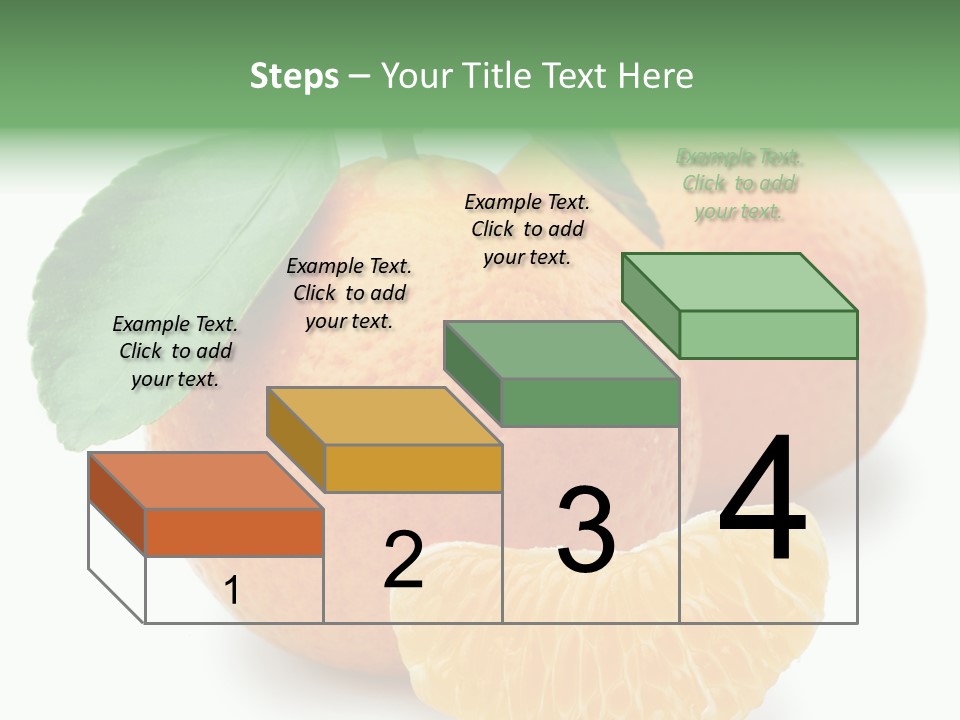 Tangerine Rich Isolated PowerPoint Template
