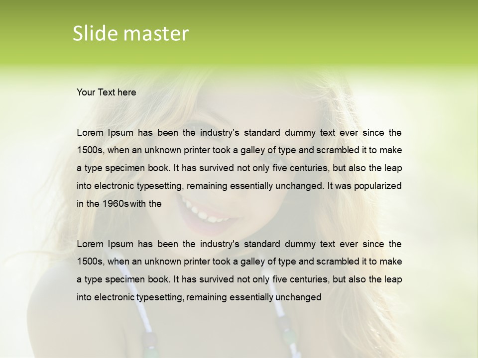 Background Beauty Spring PowerPoint Template