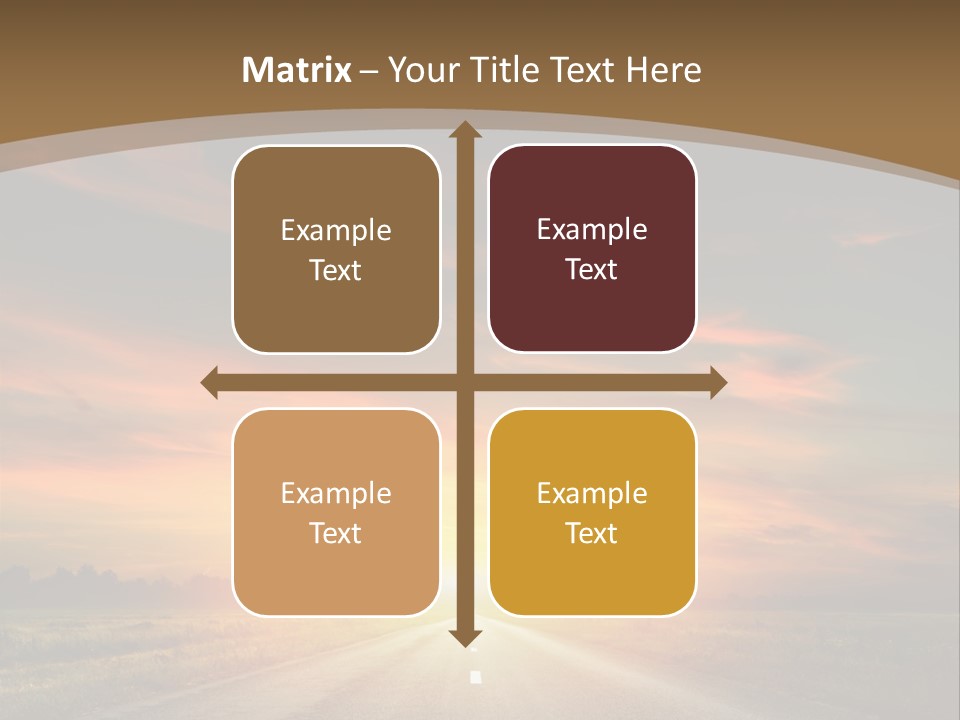 Hill Serenity Asphalt PowerPoint Template
