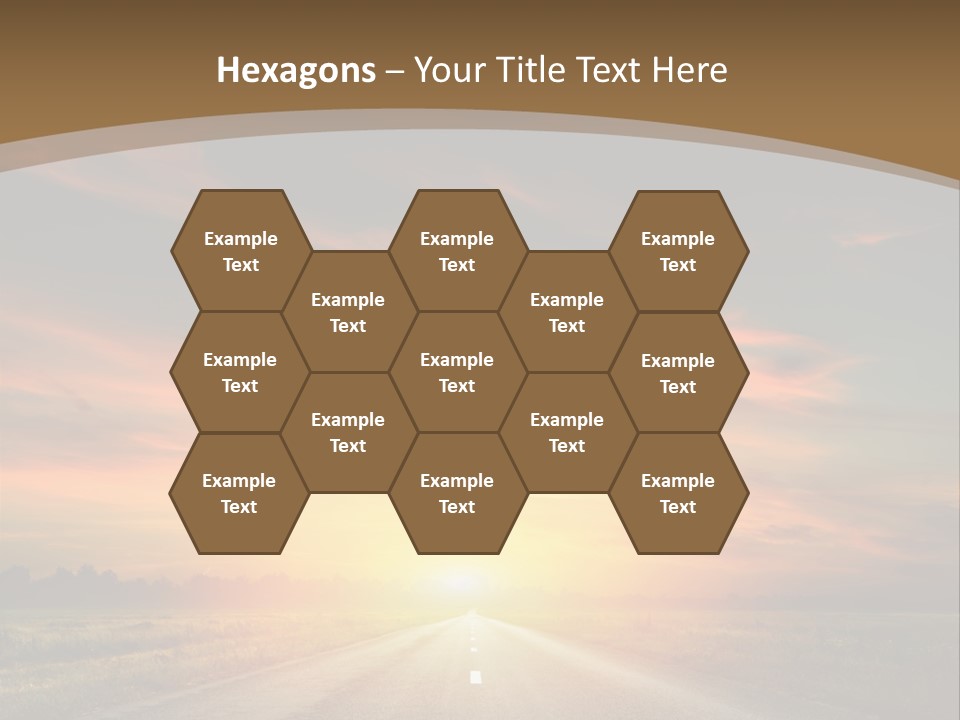 Hill Serenity Asphalt PowerPoint Template