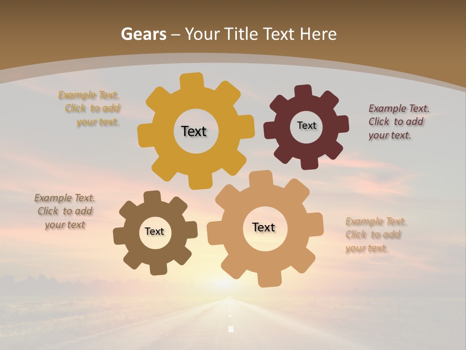 Hill Serenity Asphalt PowerPoint Template