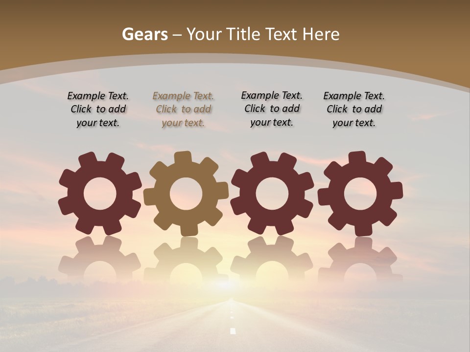 Hill Serenity Asphalt PowerPoint Template