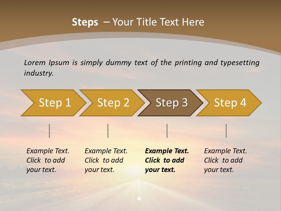 Hill Serenity Asphalt PowerPoint Template