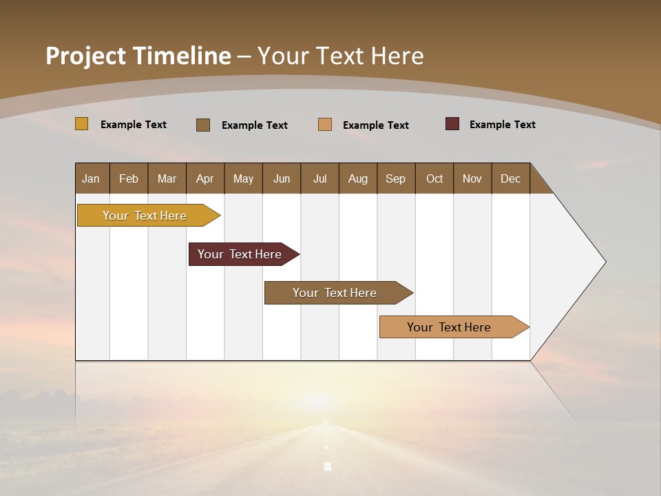 Hill Serenity Asphalt PowerPoint Template