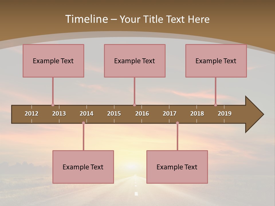 Hill Serenity Asphalt PowerPoint Template