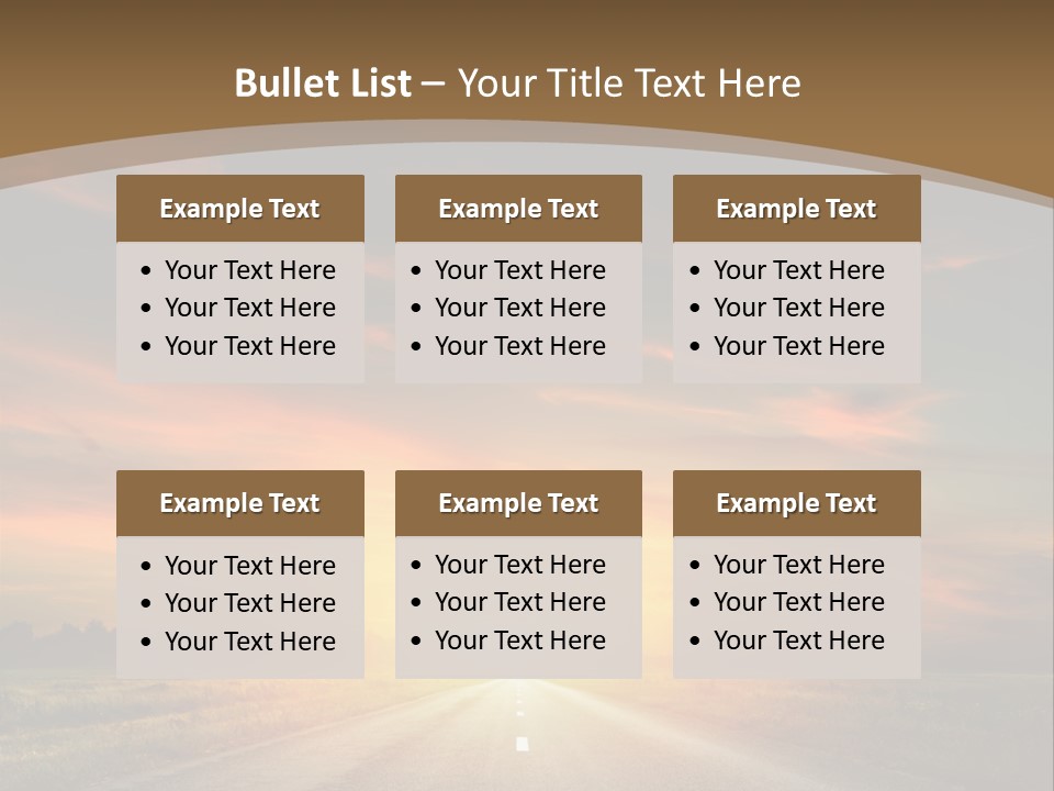 Hill Serenity Asphalt PowerPoint Template