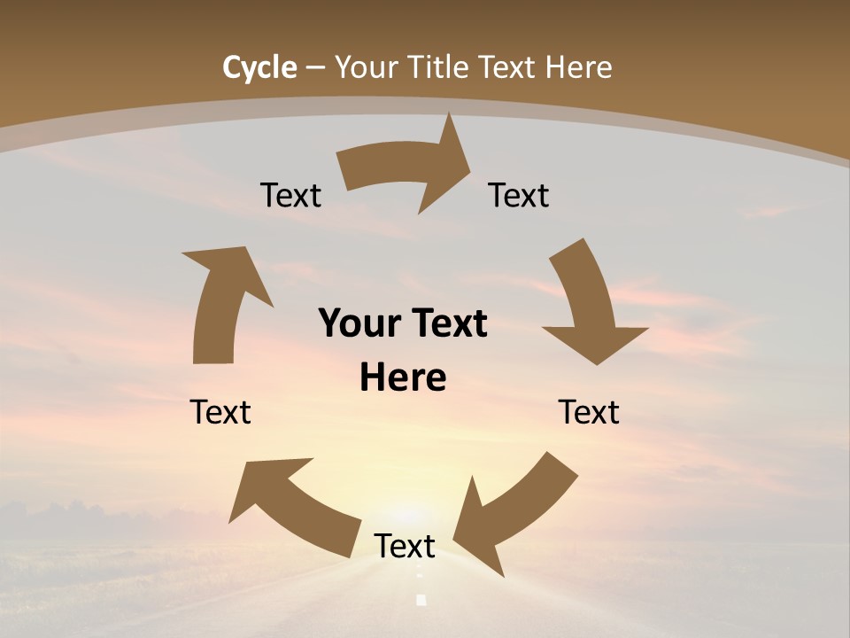 Hill Serenity Asphalt PowerPoint Template