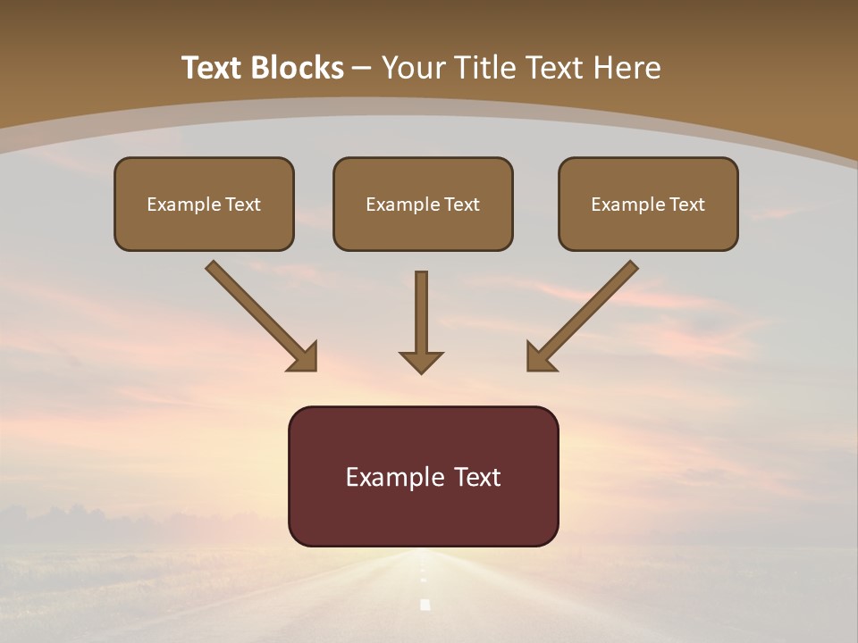 Hill Serenity Asphalt PowerPoint Template