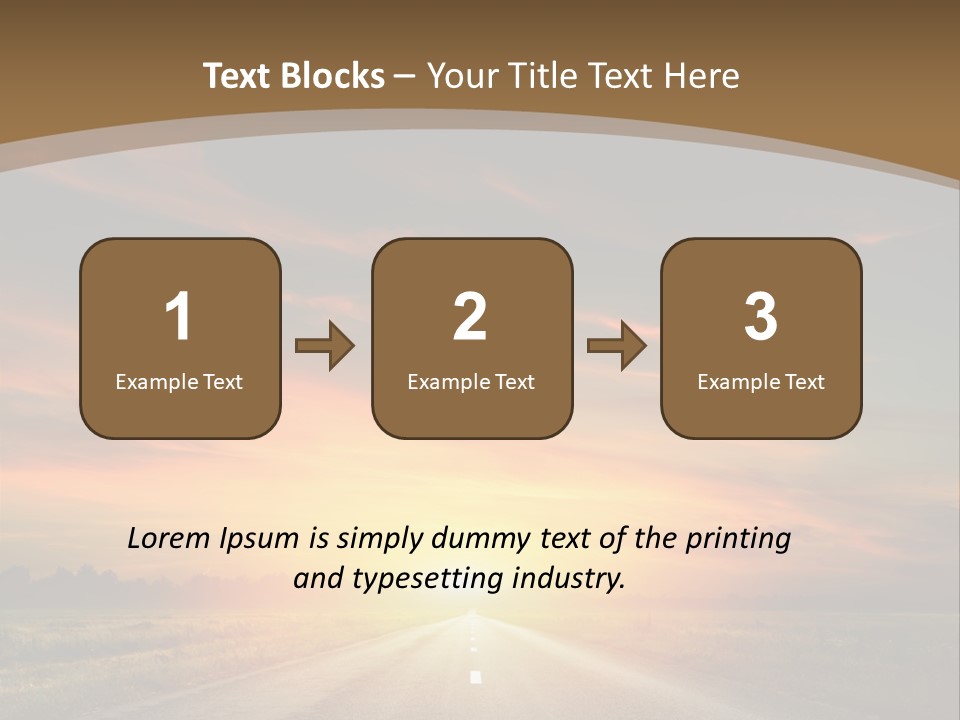 Hill Serenity Asphalt PowerPoint Template