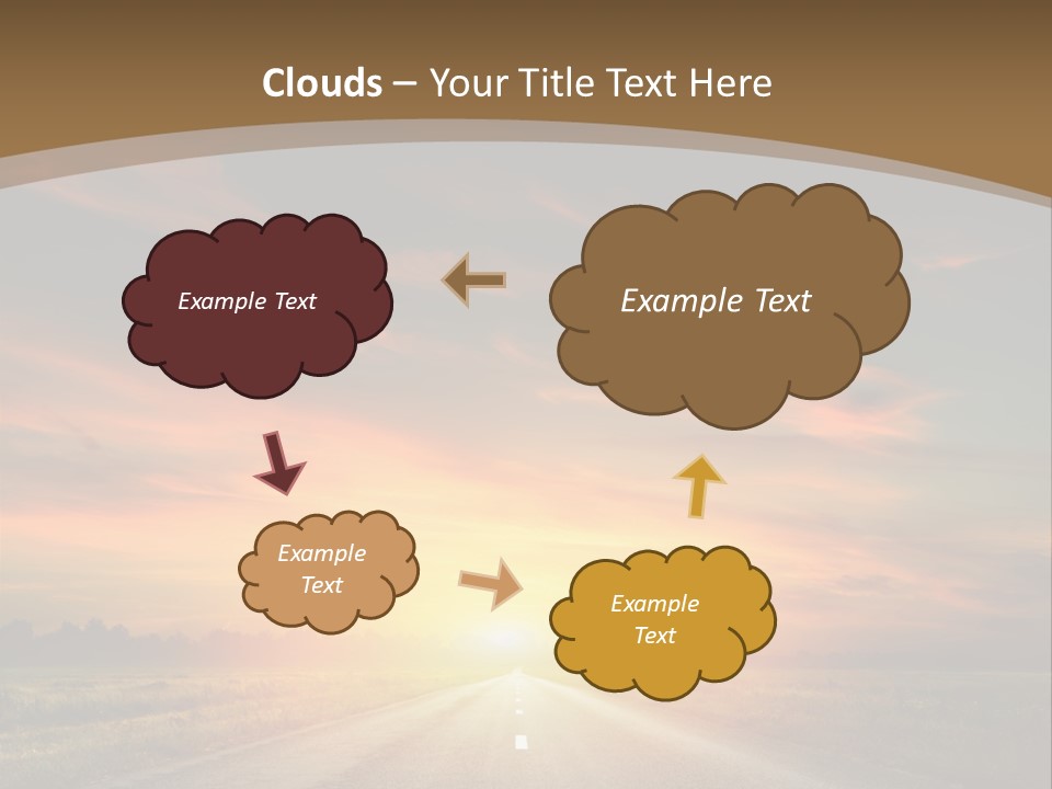 Hill Serenity Asphalt PowerPoint Template