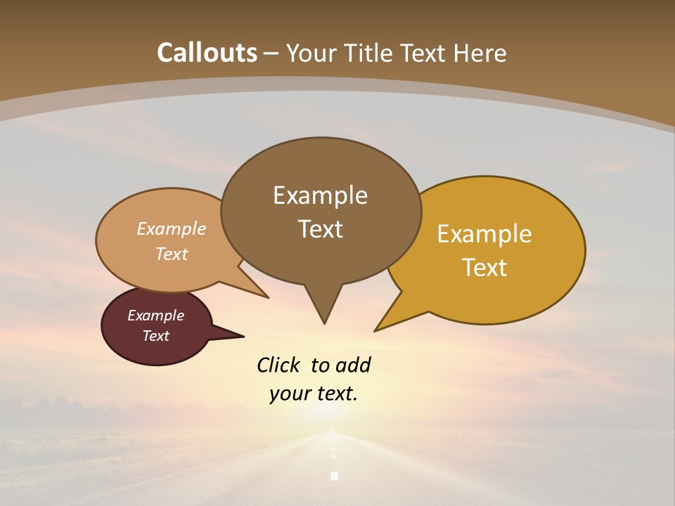 Hill Serenity Asphalt PowerPoint Template
