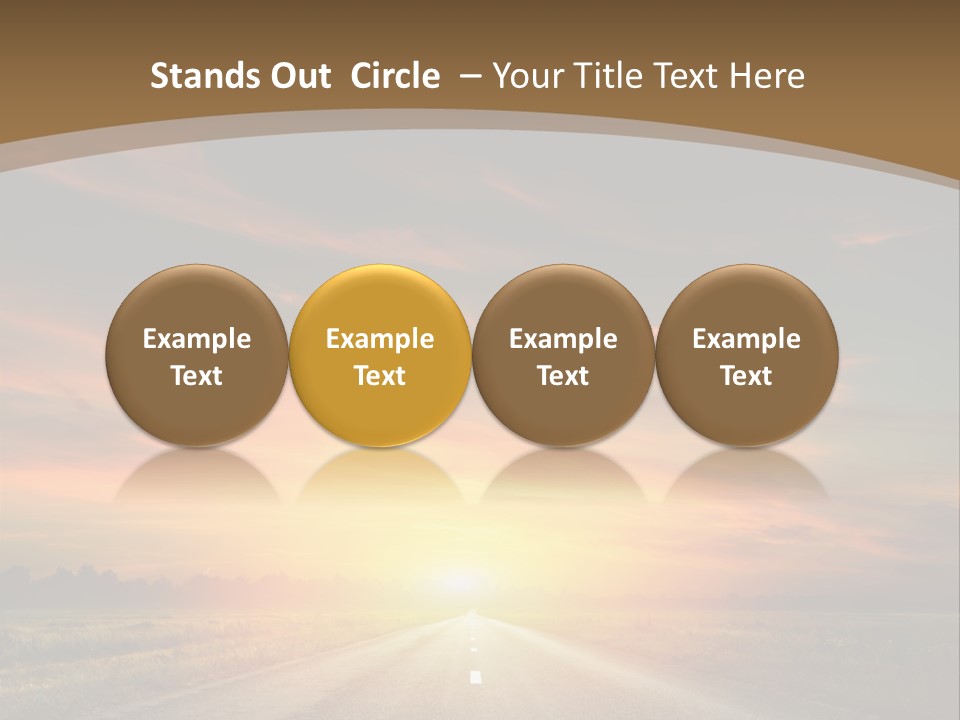 Hill Serenity Asphalt PowerPoint Template