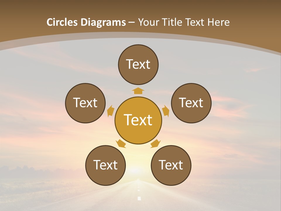 Hill Serenity Asphalt PowerPoint Template