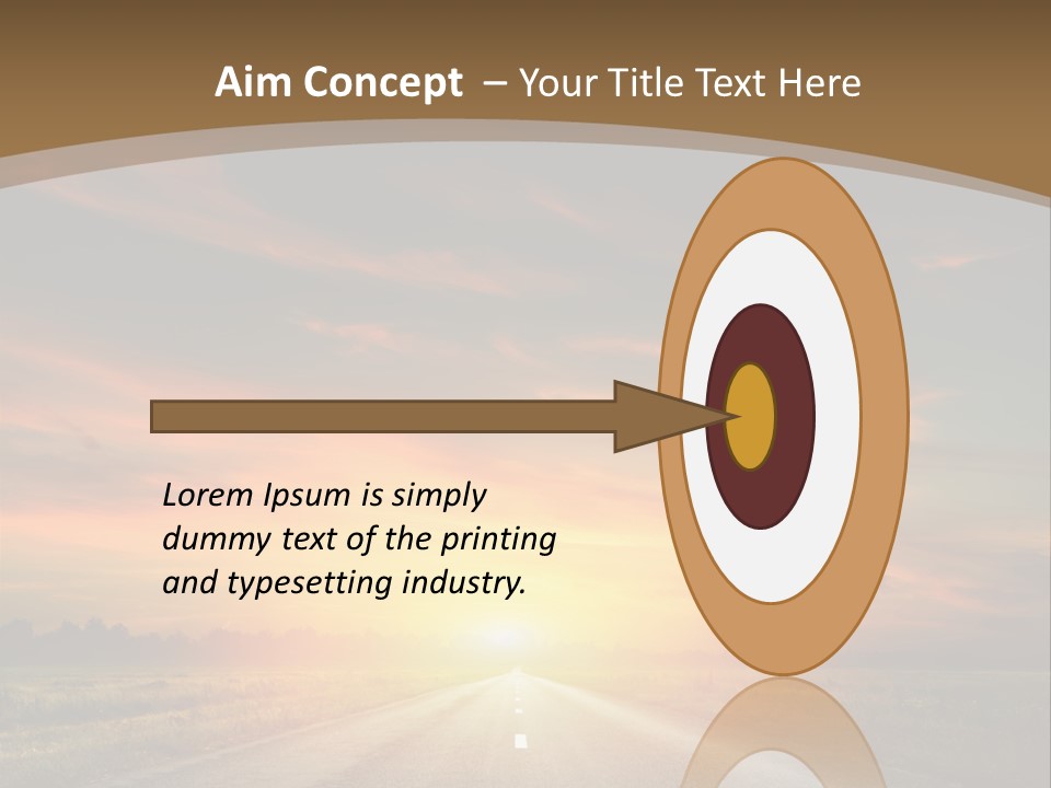 Hill Serenity Asphalt PowerPoint Template