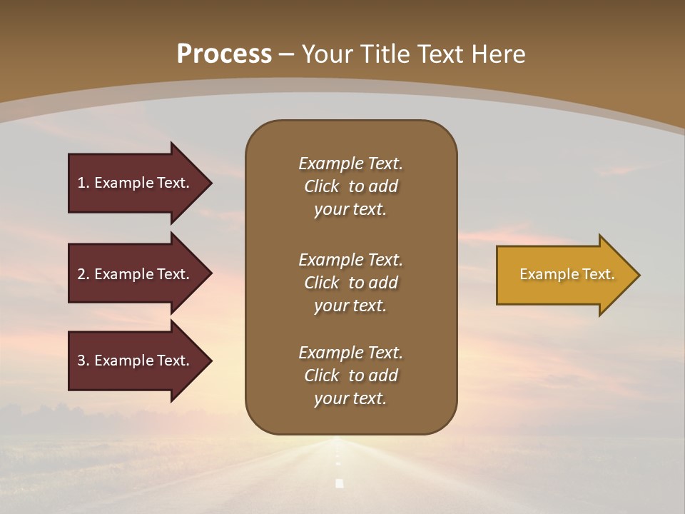 Hill Serenity Asphalt PowerPoint Template