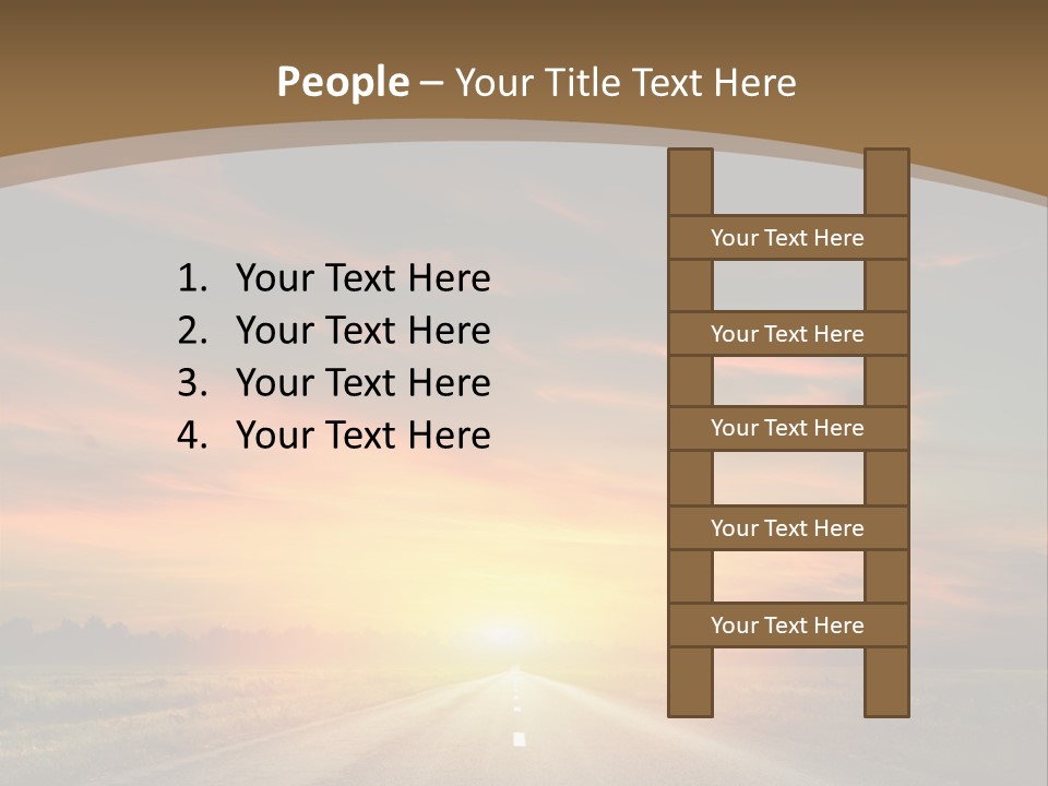 Hill Serenity Asphalt PowerPoint Template