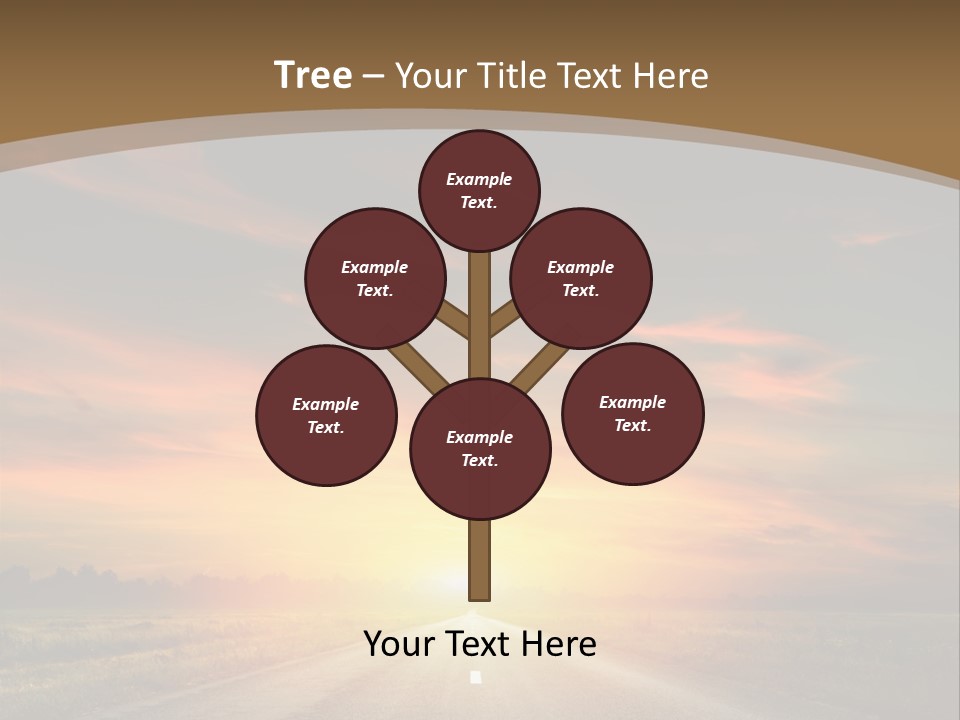 Hill Serenity Asphalt PowerPoint Template