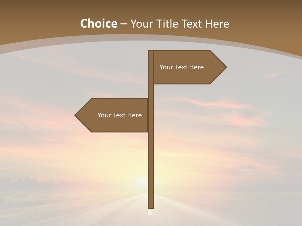 Hill Serenity Asphalt PowerPoint Template