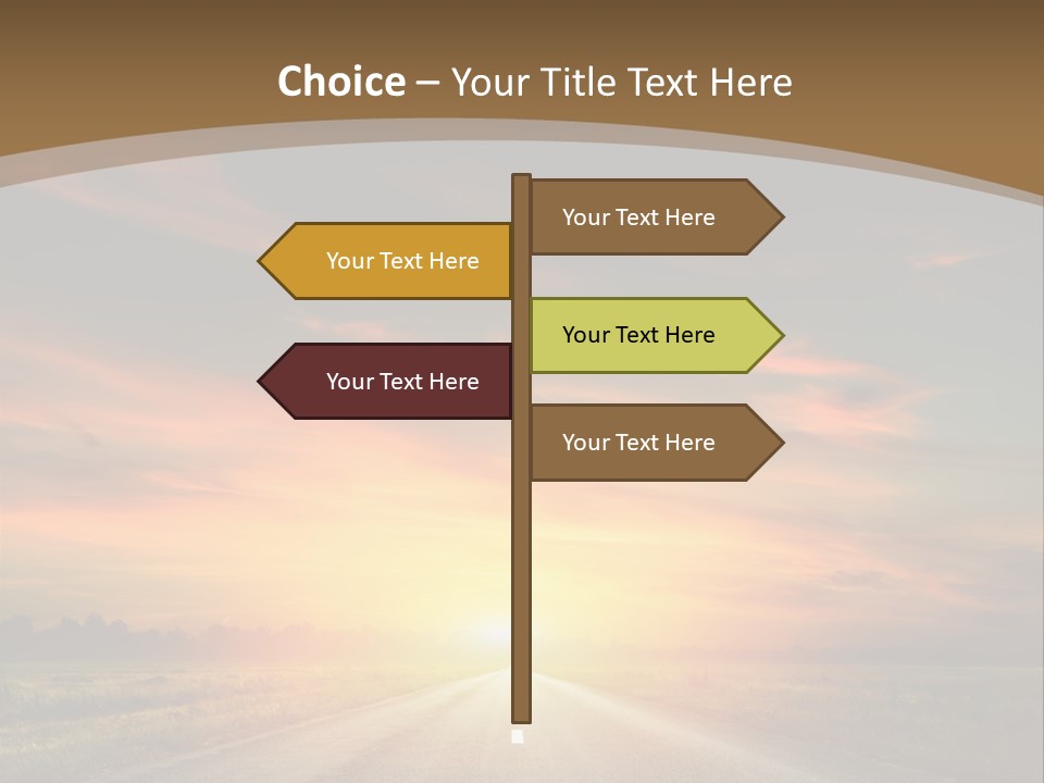 Hill Serenity Asphalt PowerPoint Template