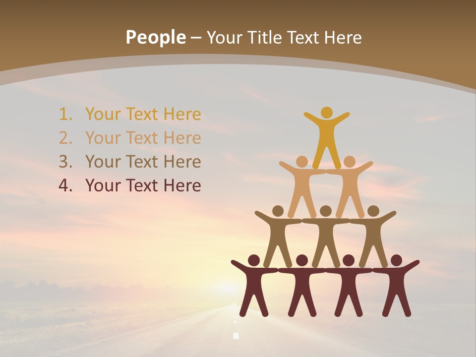 Hill Serenity Asphalt PowerPoint Template