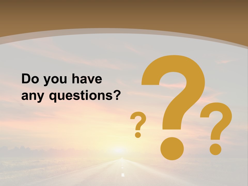 Hill Serenity Asphalt PowerPoint Template