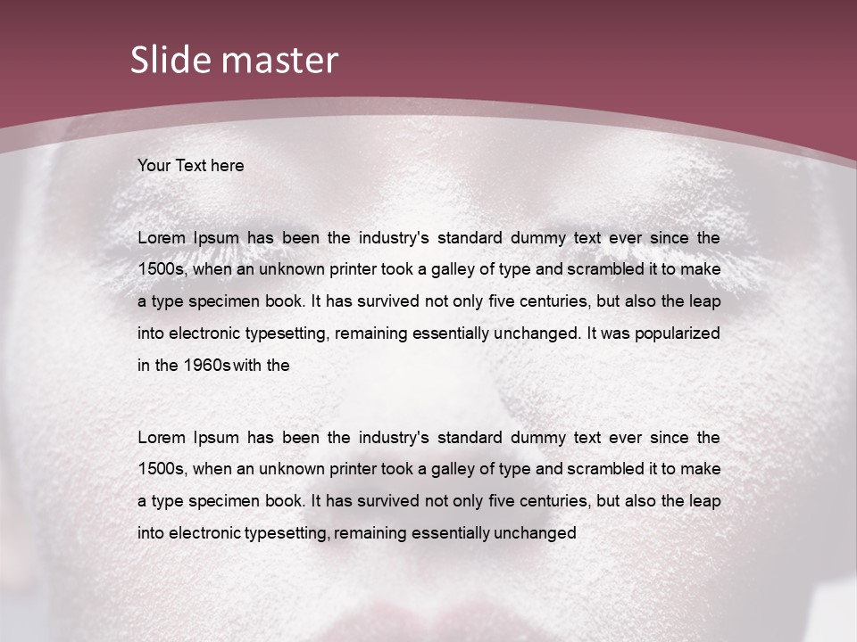 Make Up Weird Winter Storm PowerPoint Template